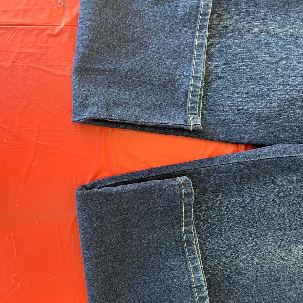 Amanda Lane Supreme Stretch Jeans Women’s Plus Size 16W Short NWT Dark Wash - Picture 5 of 15